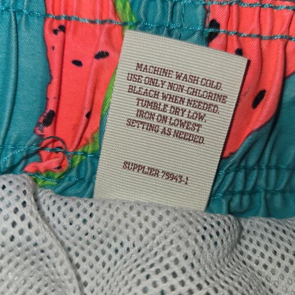 Arizona Jeans Mens XL Swim Trunks Suit Watermelon All Over Print Vacation Beach - Picture 13 of 13